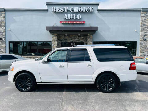 2015 Ford Expedition EL for sale at Best Choice Auto in Evansville IN