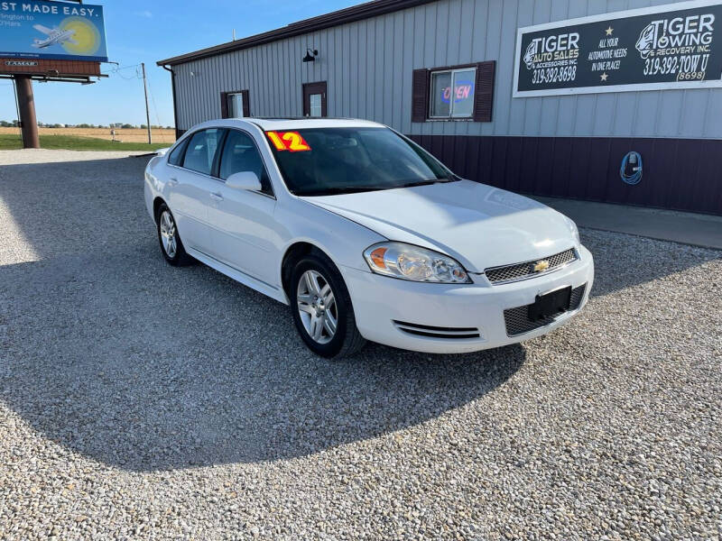 2012 Chevrolet Impala for sale at Tiger Auto Sales Inc in Danville IA
