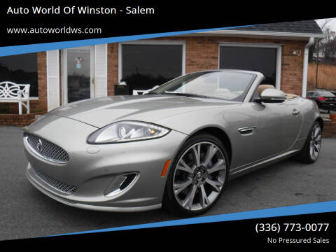 2013 Jaguar XK for sale at Auto World Of Winston - Salem in Winston Salem NC