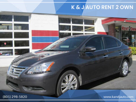 2013 Nissan Sentra for sale at K & J Auto Rent 2 Own in Bountiful UT
