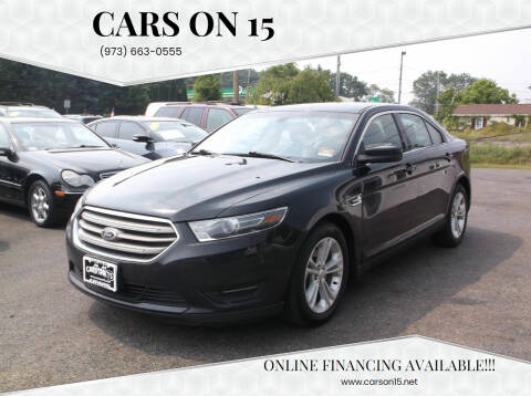 2015 Ford Taurus for sale at Cars On 15 in Lake Hopatcong NJ