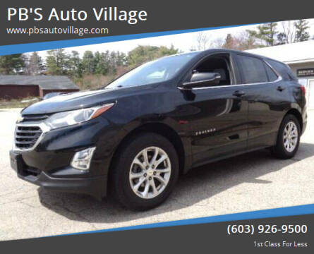 2019 Chevrolet Equinox for sale at PB'S Auto Village in Hampton Falls NH