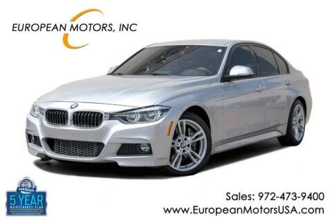 2018 BMW 3 Series for sale at European Motors Inc in Plano TX