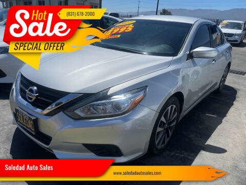 2017 Nissan Altima for sale at Soledad Auto Sales in Soledad CA