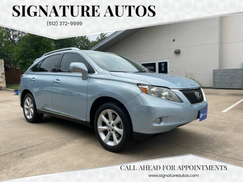 2012 Lexus RX 350 for sale at Signature Autos in Austin TX