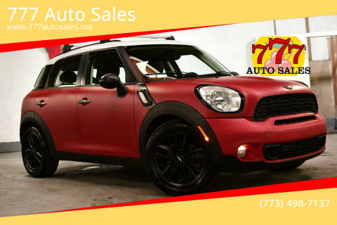 2013 MINI Countryman for sale at 777 Auto Sales in Bedford Park IL