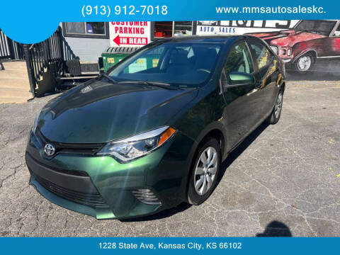 2015 Toyota Corolla for sale at M&M's Auto Sales & Detail in Kansas City KS