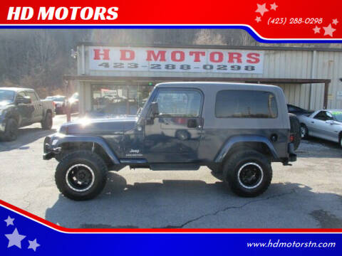 2005 Jeep Wrangler for sale at HD MOTORS in Kingsport TN