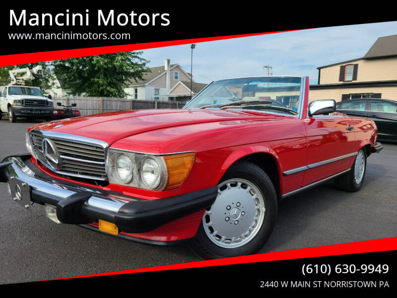 1986 Mercedes-Benz 560-Class for sale at Mancini Motors in Norristown PA