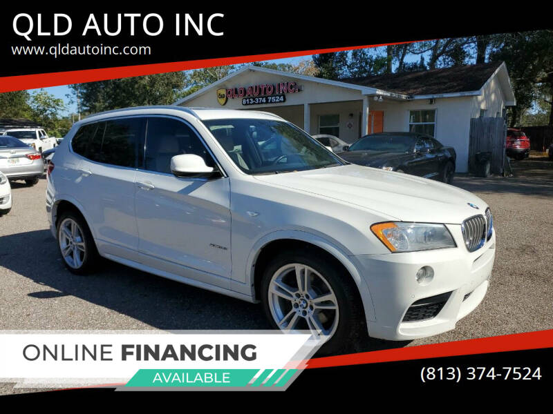 2014 BMW X3 for sale at QLD AUTO INC in Tampa FL