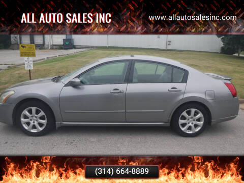 2007 Nissan Maxima for sale at ALL Auto Sales Inc in Saint Louis MO