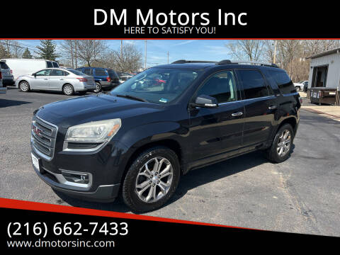 2013 GMC Acadia for sale at DM Motors Inc in Maple Heights OH