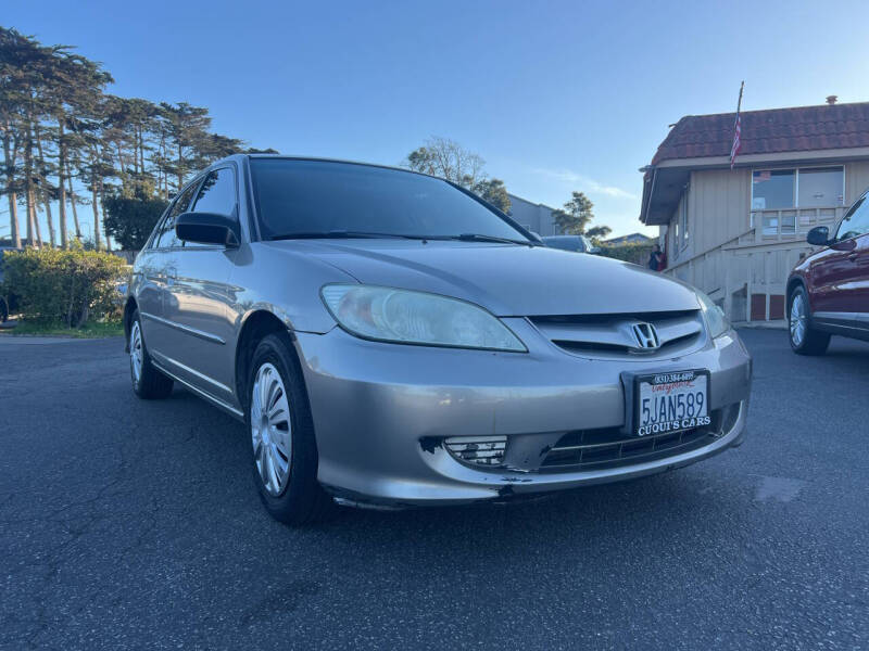 Used 2004 Honda Civic LX with VIN 2HGES16584H568511 for sale in Marina, CA