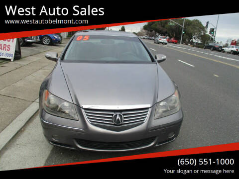 2005 Acura RL for sale at West Auto Sales in Belmont CA