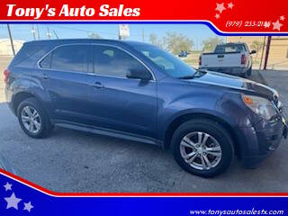 2013 Chevrolet Equinox for sale at Tony's Auto Sales in Freeport TX