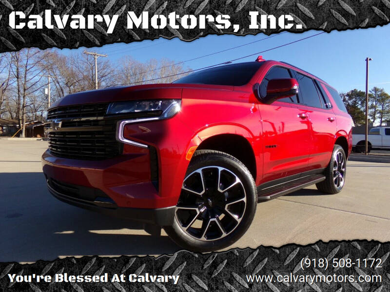 2023 Chevrolet Tahoe for sale at Calvary Motors, Inc. in Bixby OK