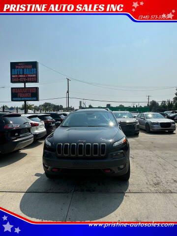 2014 Jeep Cherokee for sale at PRISTINE AUTO SALES INC in Pontiac MI