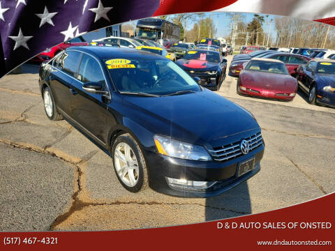 2014 Volkswagen Passat for sale at D & D Auto Sales Of Onsted in Onsted MI