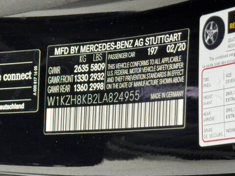 2020 Mercedes-Benz E-Class AMG E 63 S