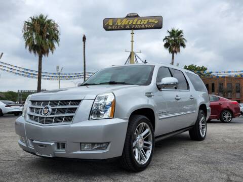 2014 Cadillac Escalade ESV for sale at A MOTORS SALES AND FINANCE - 10110 West Loop 1604 N in San Antonio TX