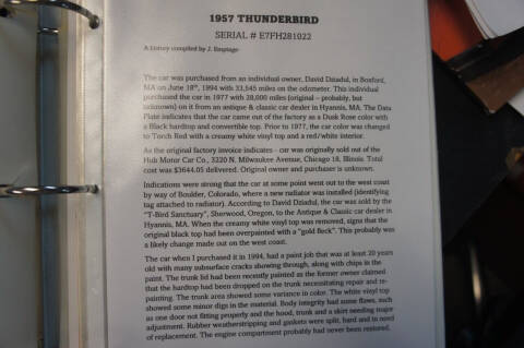 1957 Ford Thunderbird