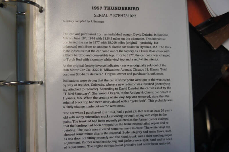 1957 Ford Thunderbird
