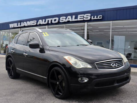 2012 Infiniti EX35 for sale at Williams Auto Sales, LLC in Cookeville TN