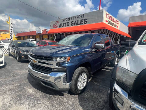 2020 Chevrolet Silverado 1500 for sale at Import & Export Auto Sales in Hialeah FL