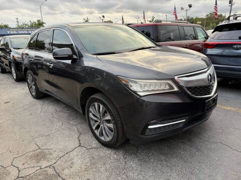 2016 Acura MDX for sale at America Auto Wholesale Inc in Miami FL