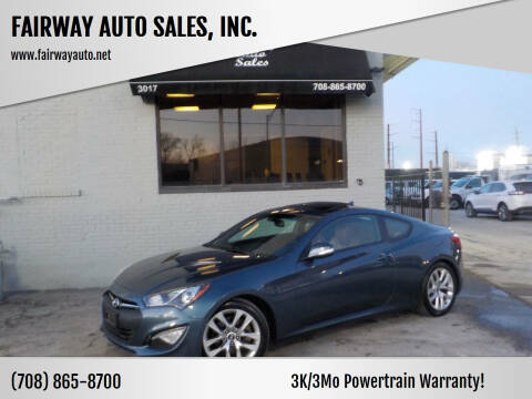 2013 Hyundai Genesis Coupe for sale at FAIRWAY AUTO SALES, INC. in Melrose Park IL