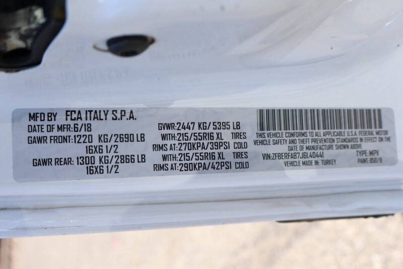 2018 RAM ProMaster City