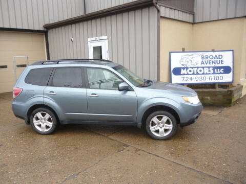 2010 Subaru Forester for sale at Broad Avenue Motors LLC in Belle Vernon PA