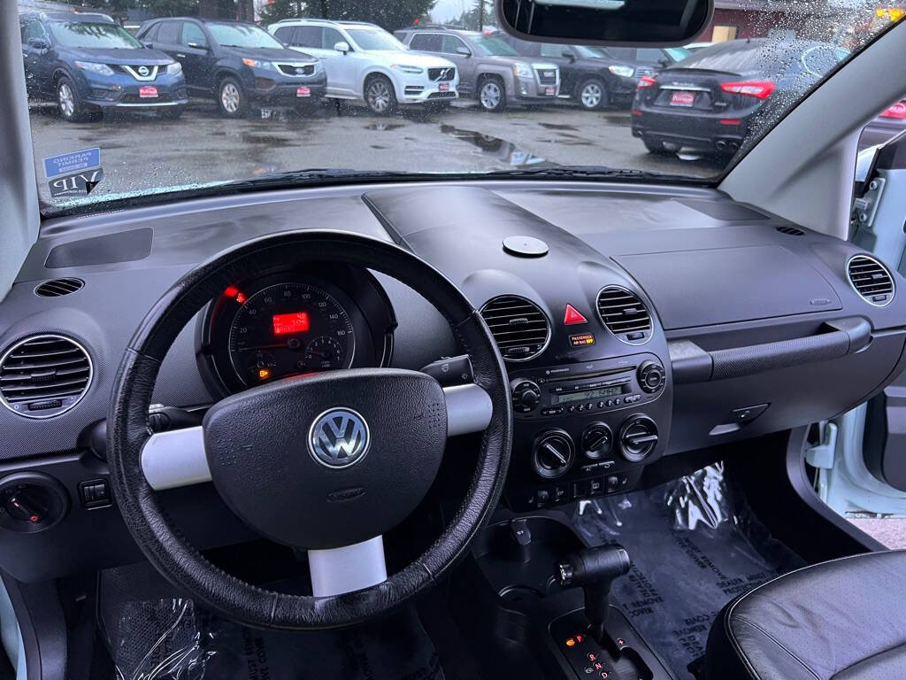 2006 Volkswagen New Beetle Convertible for sale at PLATINUM AUTO SALES INC in Lacey, WA