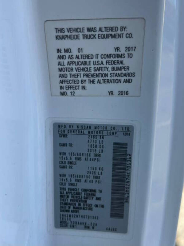 2017 Chevrolet City Express LT