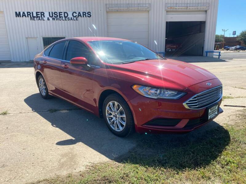 2017 Ford Fusion for sale at MARLER USED CARS in Gainesville TX