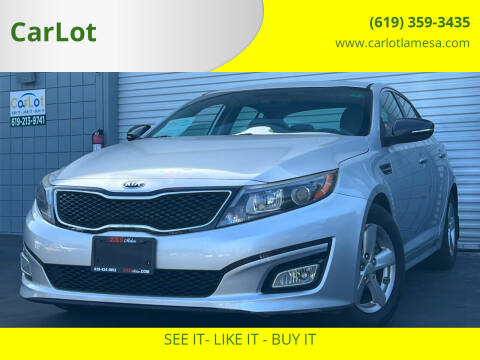 2014 Kia Optima for sale at CarLot in La Mesa CA