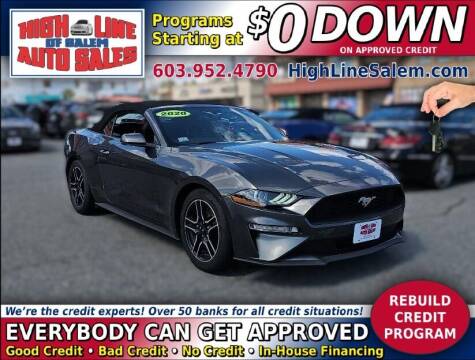 2020 Ford Mustang for sale at High Line Auto Sales of Salem in Salem NH