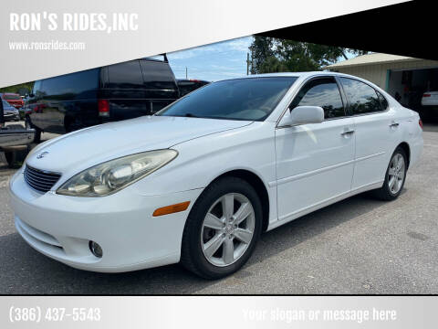 2006 Lexus ES 330 for sale at RON'S RIDES,INC in Bunnell FL