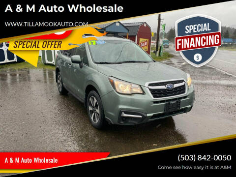 2017 Subaru Forester for sale at A & M Auto Wholesale in Tillamook OR