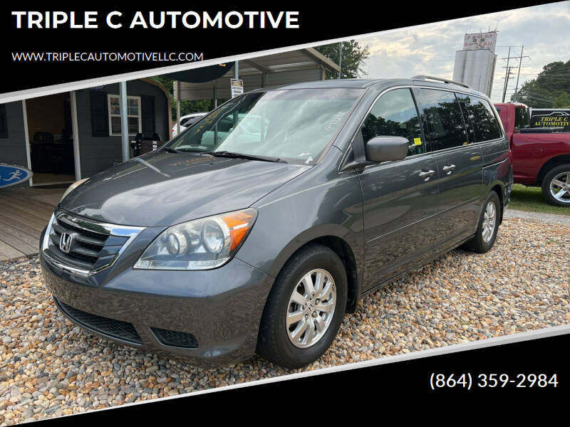 2010 Honda Odyssey for sale at TRIPLE C AUTOMOTIVE in Anderson SC