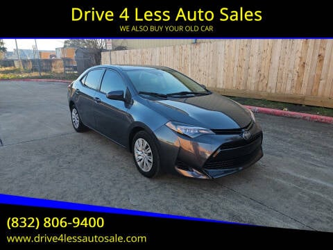 2017 Toyota Corolla for sale at Drive 4 Less Auto Sales in Houston TX