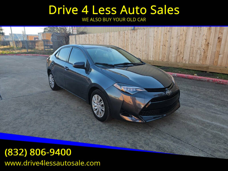 2017 Toyota Corolla for sale at Drive 4 Less Auto Sales in Houston TX