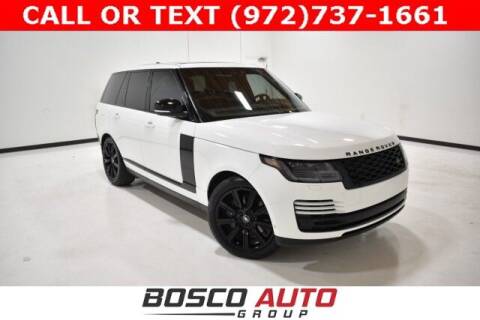 2019 Land Rover Range Rover for sale at Bosco Auto Group in Flower Mound TX