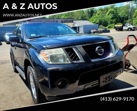 2008 Nissan Pathfinder for sale at A & Z AUTOS in Westfield MA