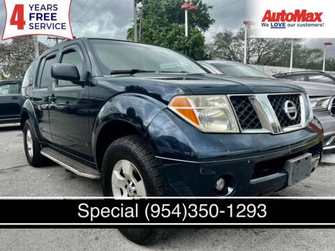 2006 Nissan Pathfinder for sale at Auto Max in Hollywood FL