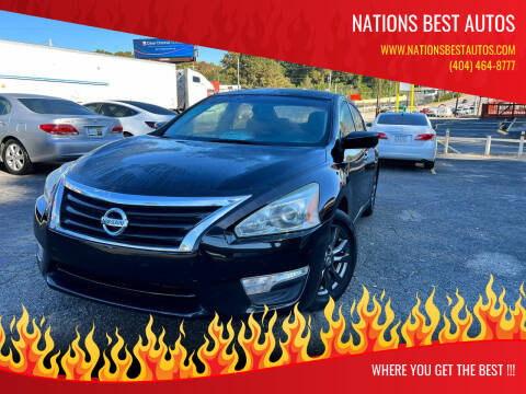2015 Nissan Altima for sale at Nations Best Autos in Decatur GA
