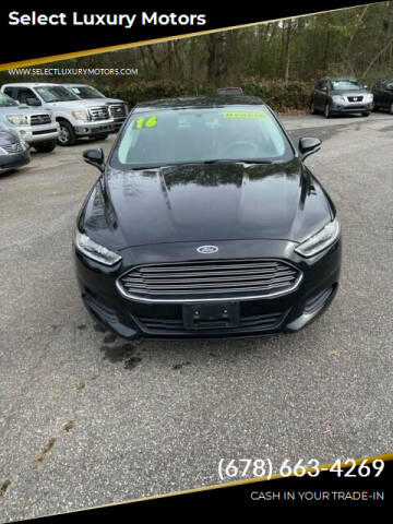 2016 Ford Fusion Hybrid for sale at Select Luxury Motors in Cumming GA