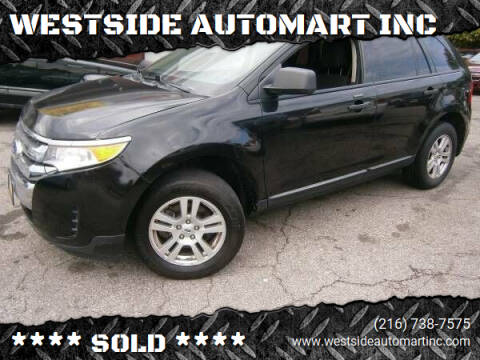 2011 Ford Edge for sale at WESTSIDE AUTOMART INC in Cleveland OH