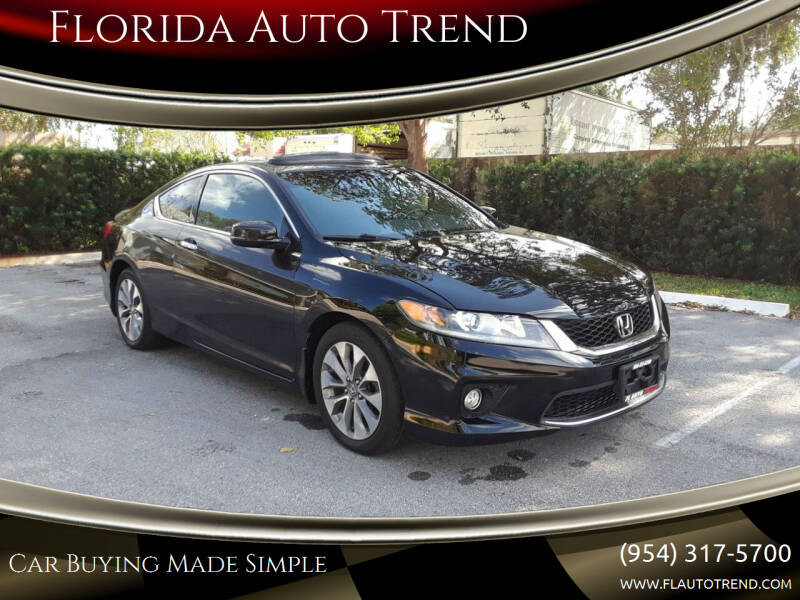 2014 Honda Accord for sale at Florida Auto Trend in Plantation FL