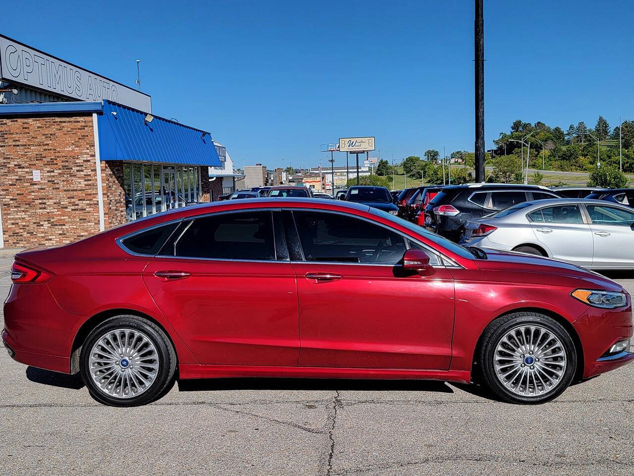 2017 Ford Fusion for sale at Optimus Auto in Omaha, NE